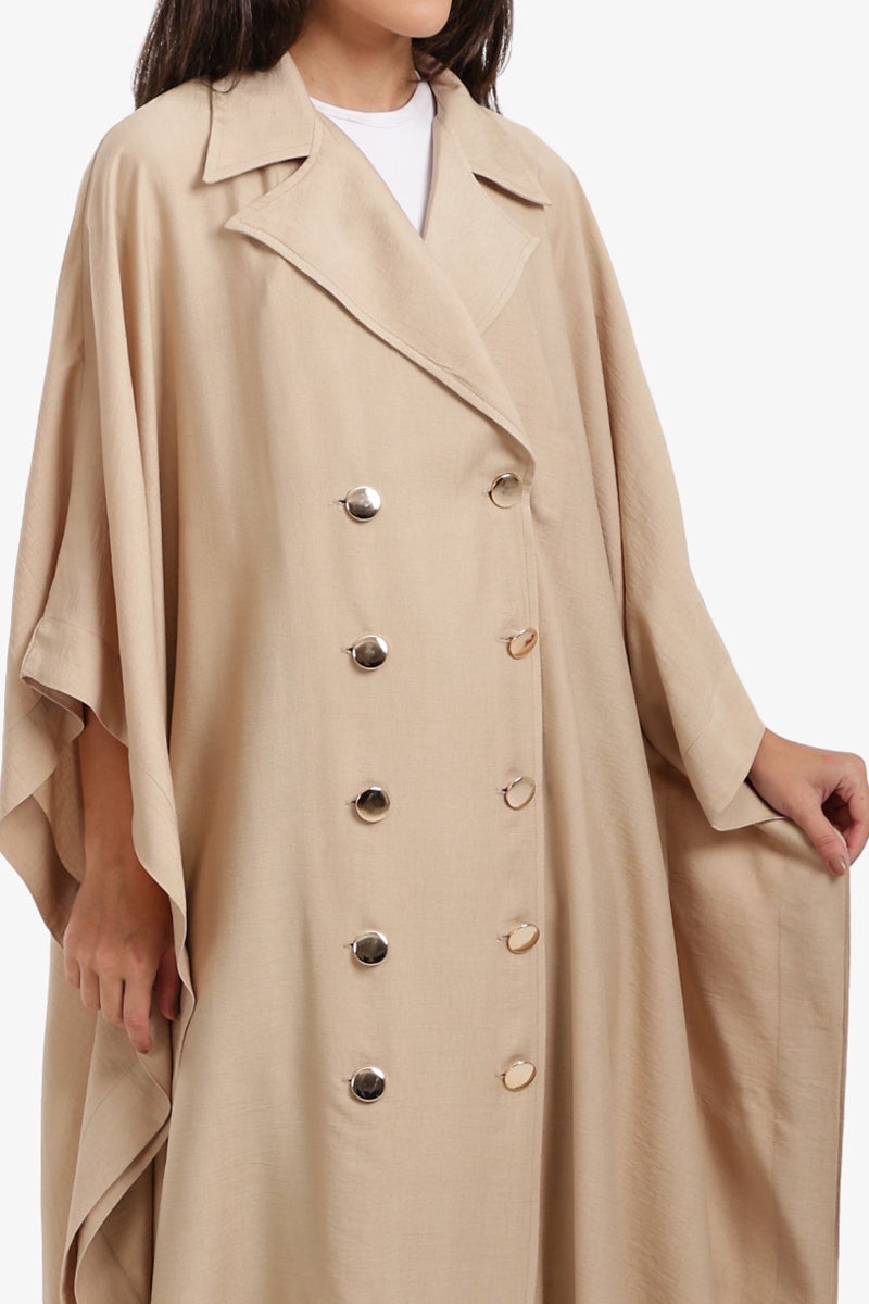 Clue عباءة مزدوجة الصدر - Image 4